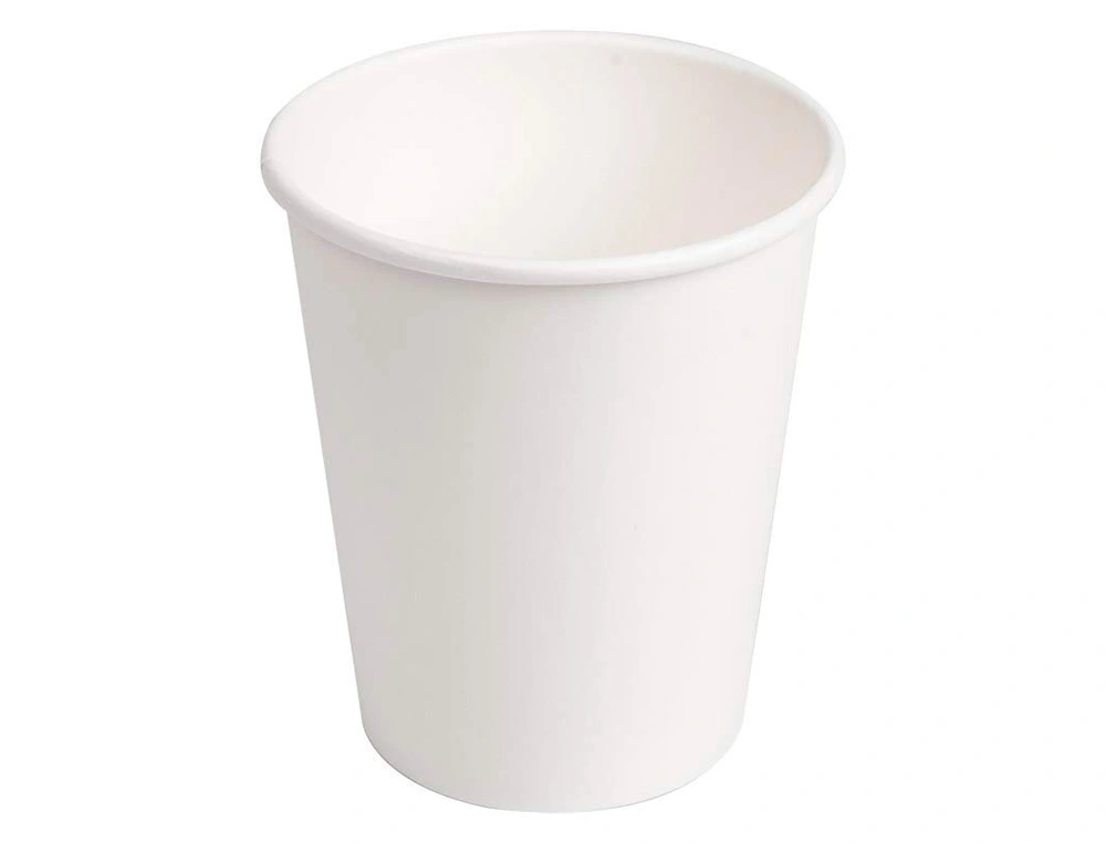 Copo de cartão biodegradável branco para bebidas FOLIS