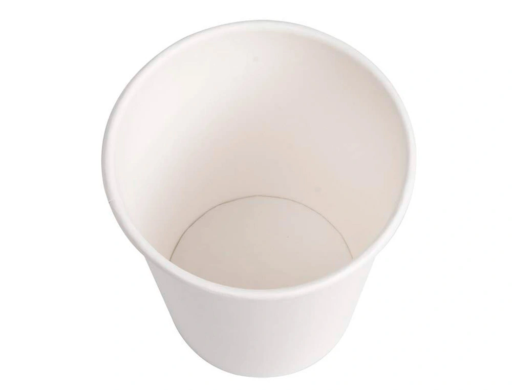 Copo de cartão biodegradável branco para bebidas FOLIS