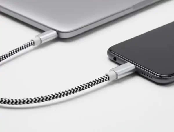 Cabo usb-c para usb-c Q-Connect 1m em nylon para escritório FOLIS Lisboa