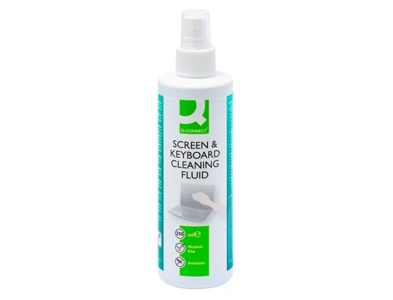 Spray de limpeza para ecrãs e teclados Q-Connect 250ml FOLIS Lisboa