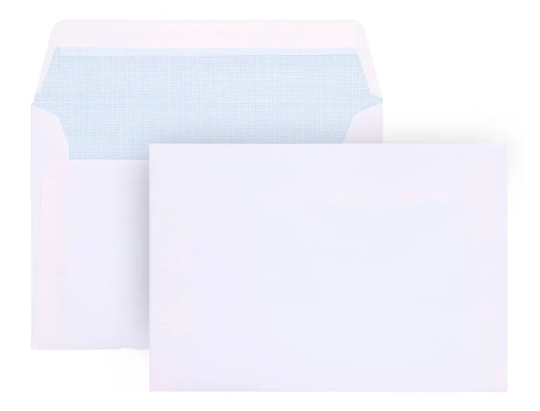 Envelope C6 Liderpapel 114x162mm pala reta frente e verso FOLIS Lisboa