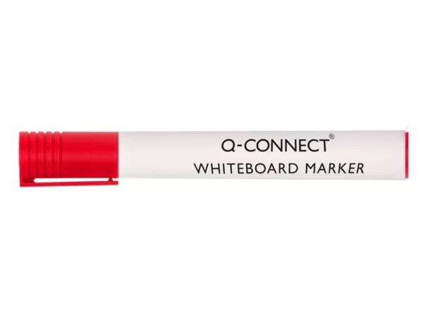Marcador para quadro branco Q-Connect ponta redonda 3mm FOLIS vermelho Lisboa