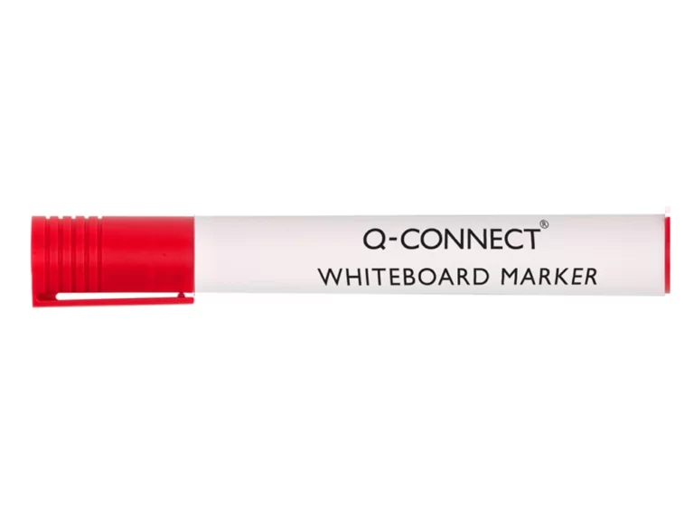 Marcador para quadro branco Q-Connect ponta redonda 3mm FOLIS vermelho Lisboa