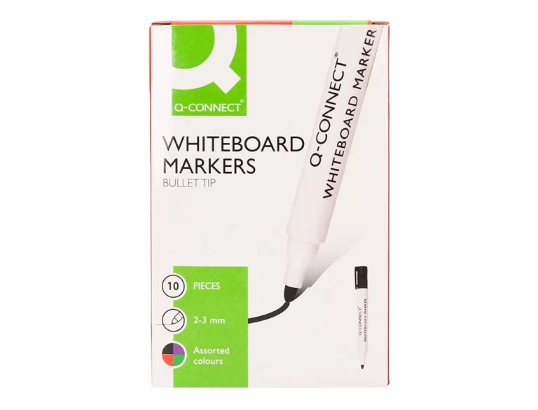 Marcador para quadro branco Q-Connect ponta redonda 3mm FOLIS 10 cores Lisboa