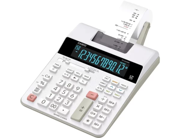 Calculadora com impressora casio FR-2650RC bicolor para escritório FOLIS Lisboa capa