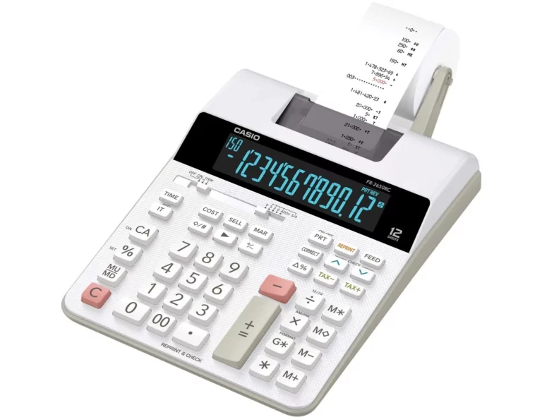 Calculadora com impressora casio FR-2650RC bicolor para escritório FOLIS Lisboa capa