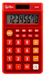 Calculadora Liderpapel de Bolso 8 Digitos Solar e Pilhas