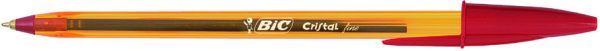 Esferográfica Bic Cristal Laranja Ponta Fina