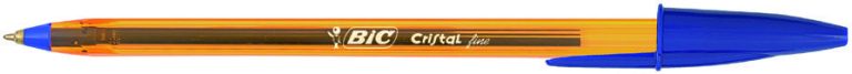Esferográfica Bic Cristal Laranja Ponta Fina