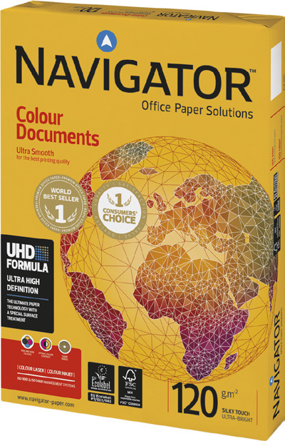 PAPEL FOTOCÓPIA COLOUR 120 g/m²
