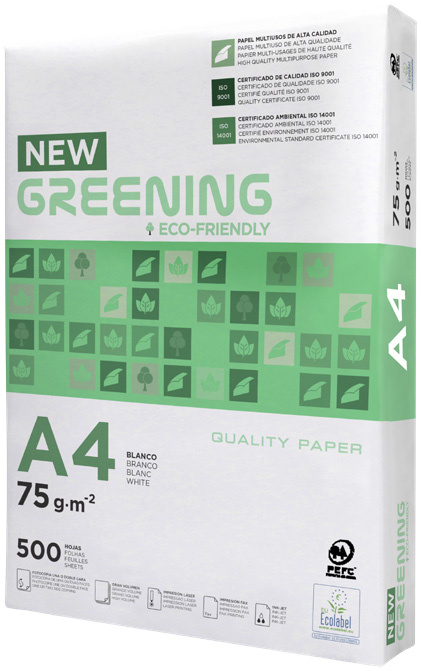 Papel Fotocopia Greening 75 Gr Folhas
