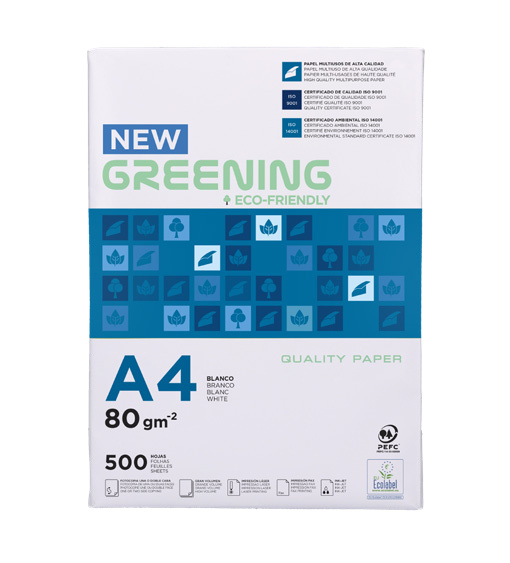 Papel Fotocópia Greening 80 Gr Folhas