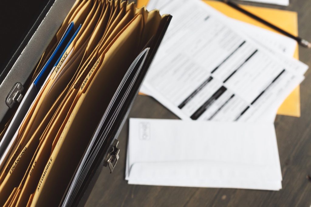 Material de organização e arquivo FOLIS