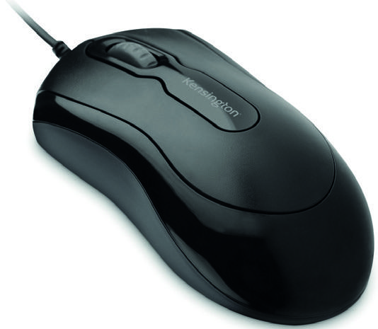Rato Kensington com fio USB-A ambidestro preto para escritório FOLIS Lisboa