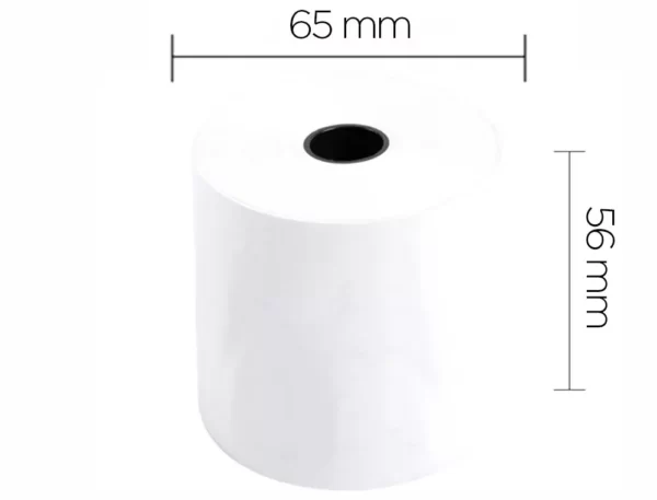 Rolo de papel para calculadora 58x65mm Q-Connect 60g FOLIS Lisboa capa