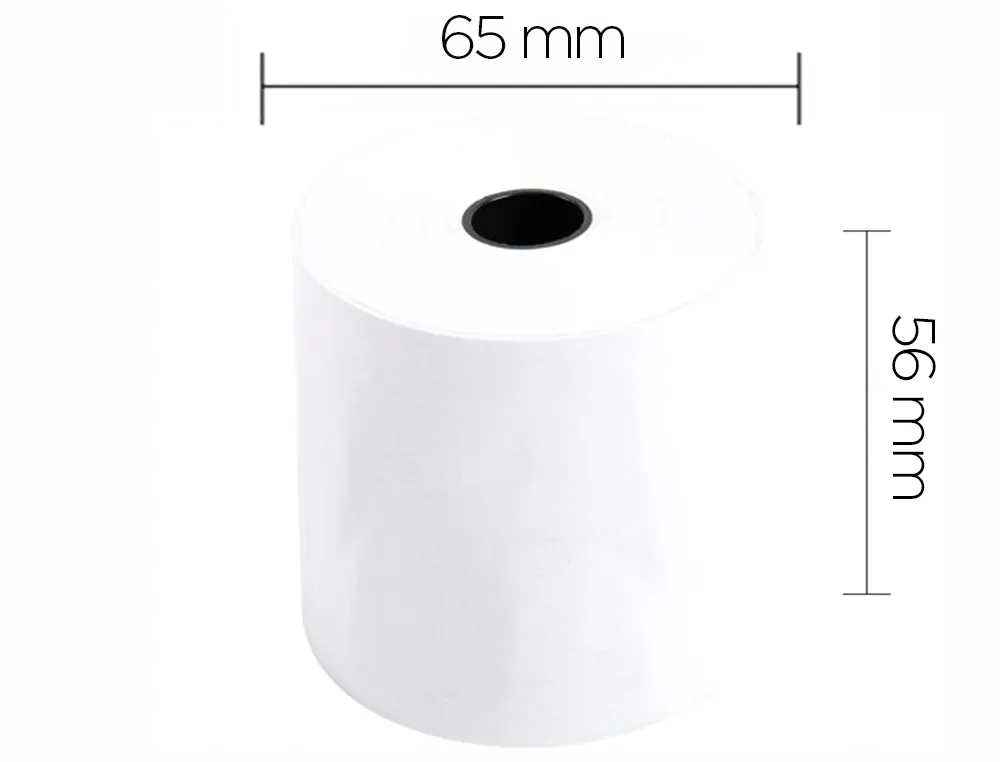 Rolo de papel para calculadora 58x65mm Q-Connect 60g FOLIS Lisboa capa